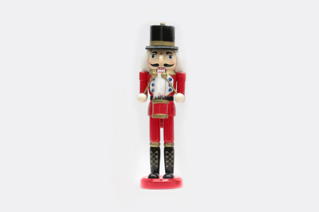 Wooden Regal Drummer Nutcracker Wizardi F07M6-13A
