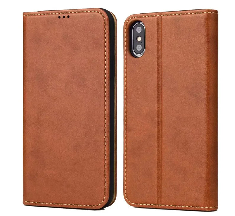 Luxury Leather Wallet Case for iPhone XR/XS/Max