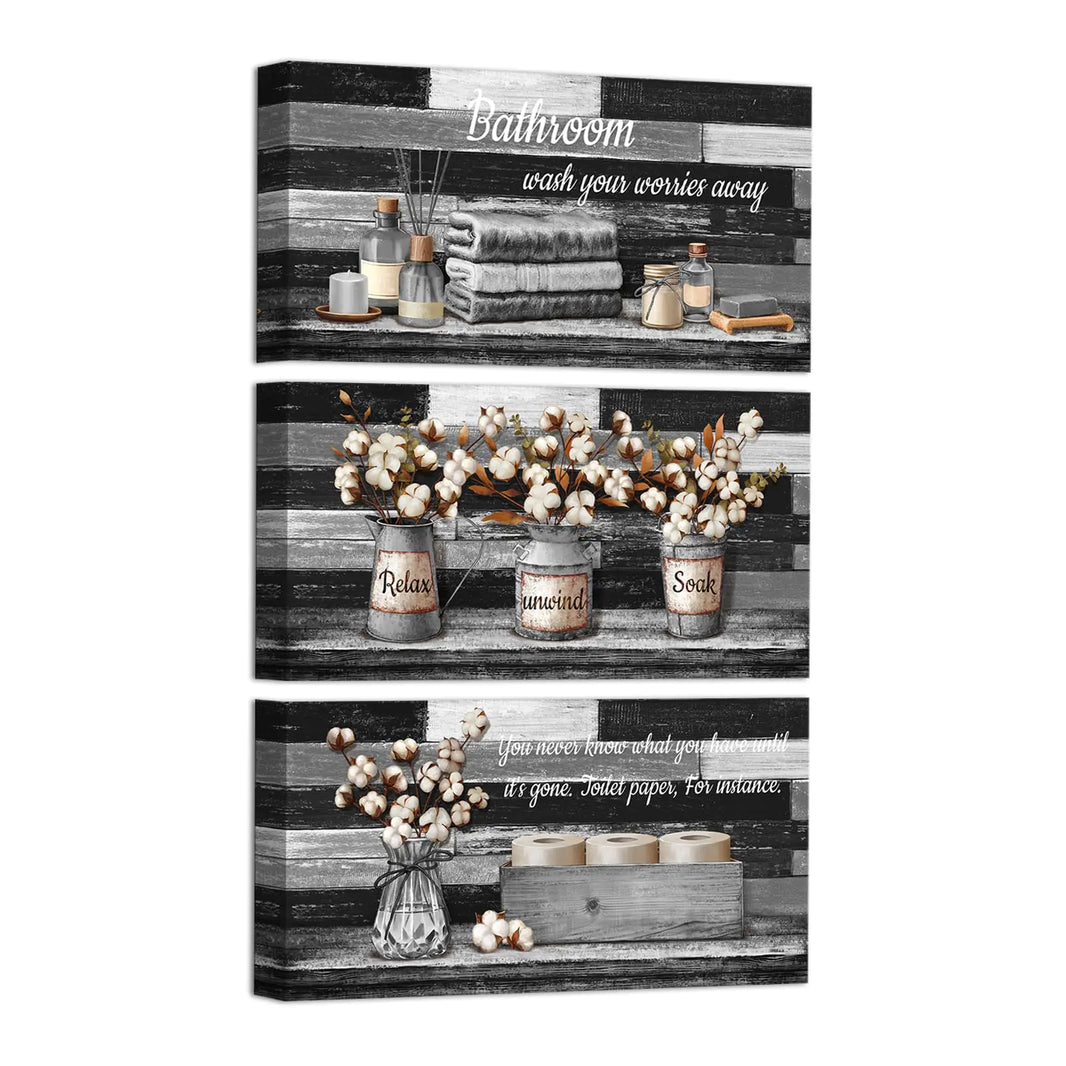 Farmhouse Bathroom Wall Decor