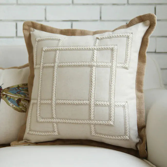 Geometric Pillowcase Design for Home Decor