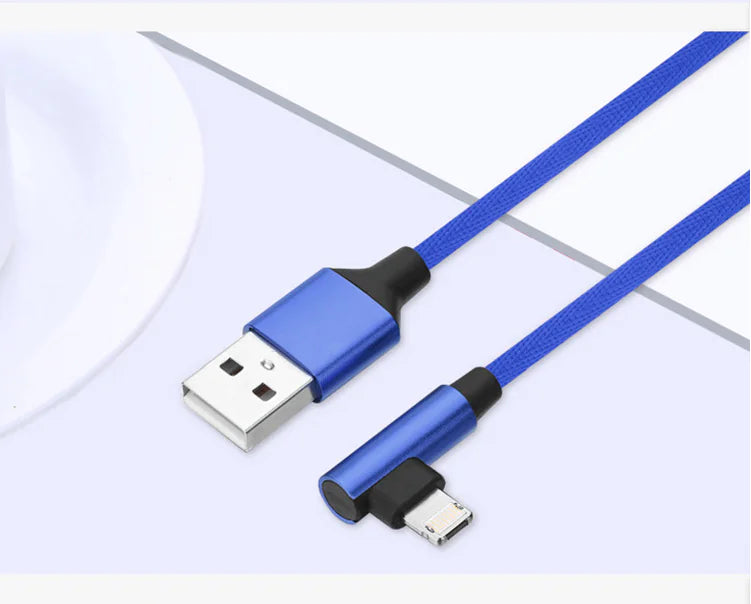 90-Degree Gaming Charge Cable for Multi-Devices
