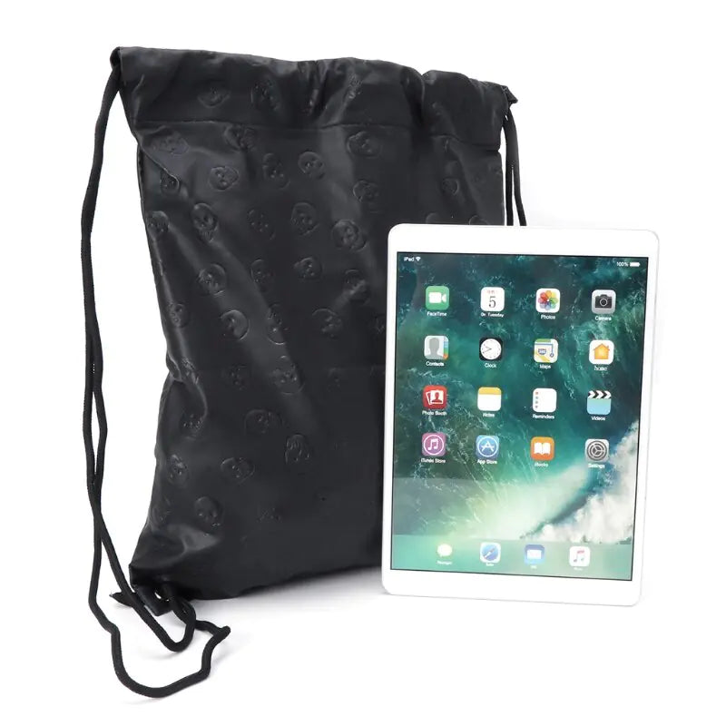 Zohra New PU Leather Drawstring Backpack for Storage