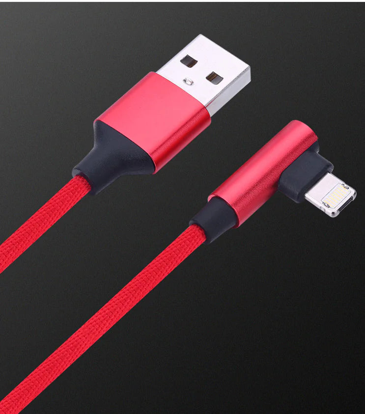 90-Degree Gaming Charge Cable for Multi-Devices