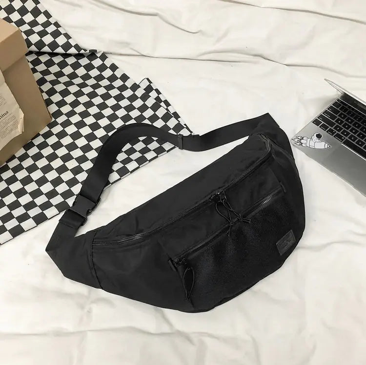 Japanese Men's Casual Crossbody Backpack Bag