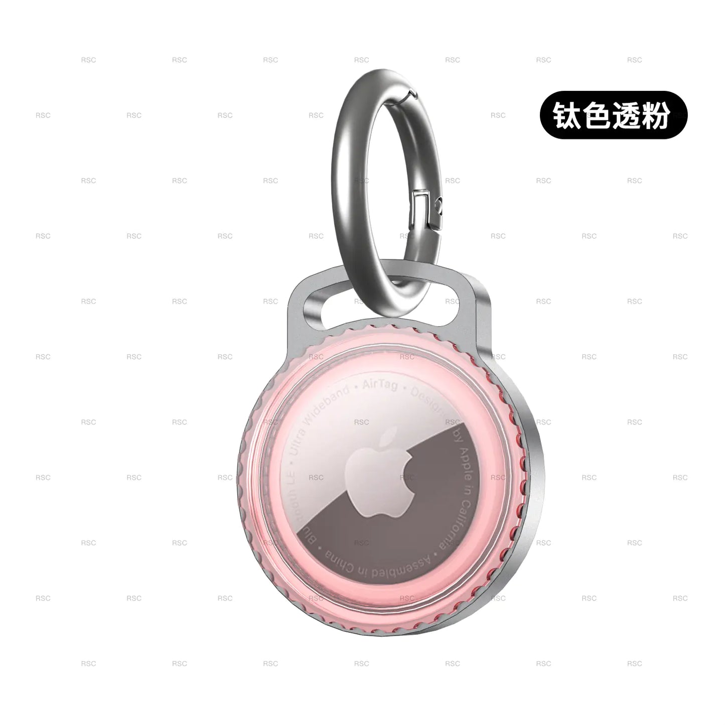 AirTag Alloy Guard Case with Waterproof Keychain