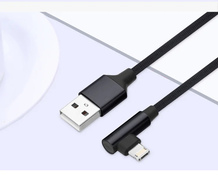 90-Degree Gaming Charge Cable for Multi-Devices