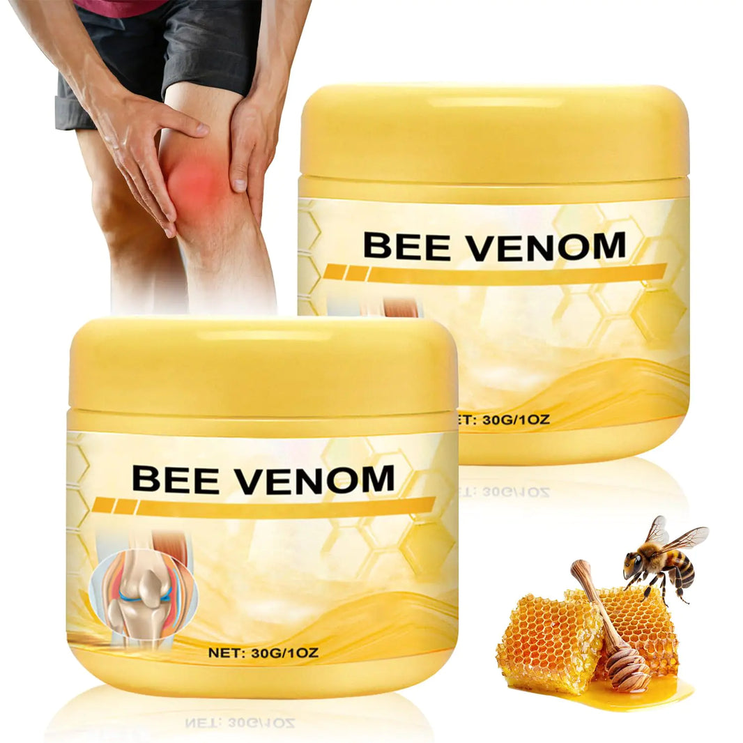 Bee Venom Advanced Joint and Bone CreamBee Venom CreamNew Bee Venom Professional GelAdvanced Bee Venom Gel Joint and Bone TherapyBee Venom Bone Therapy Cream for BackNeckHandsFeet (2PCS)
