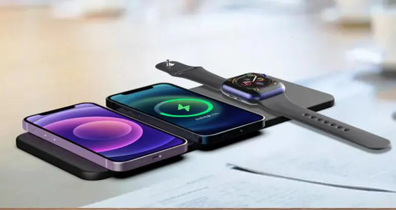 15W Triple Device Wireless Charger for Apple