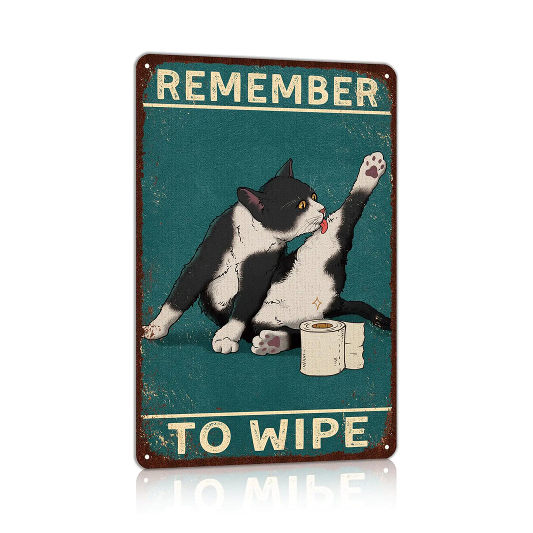 Funny Bathroom Wall Signs