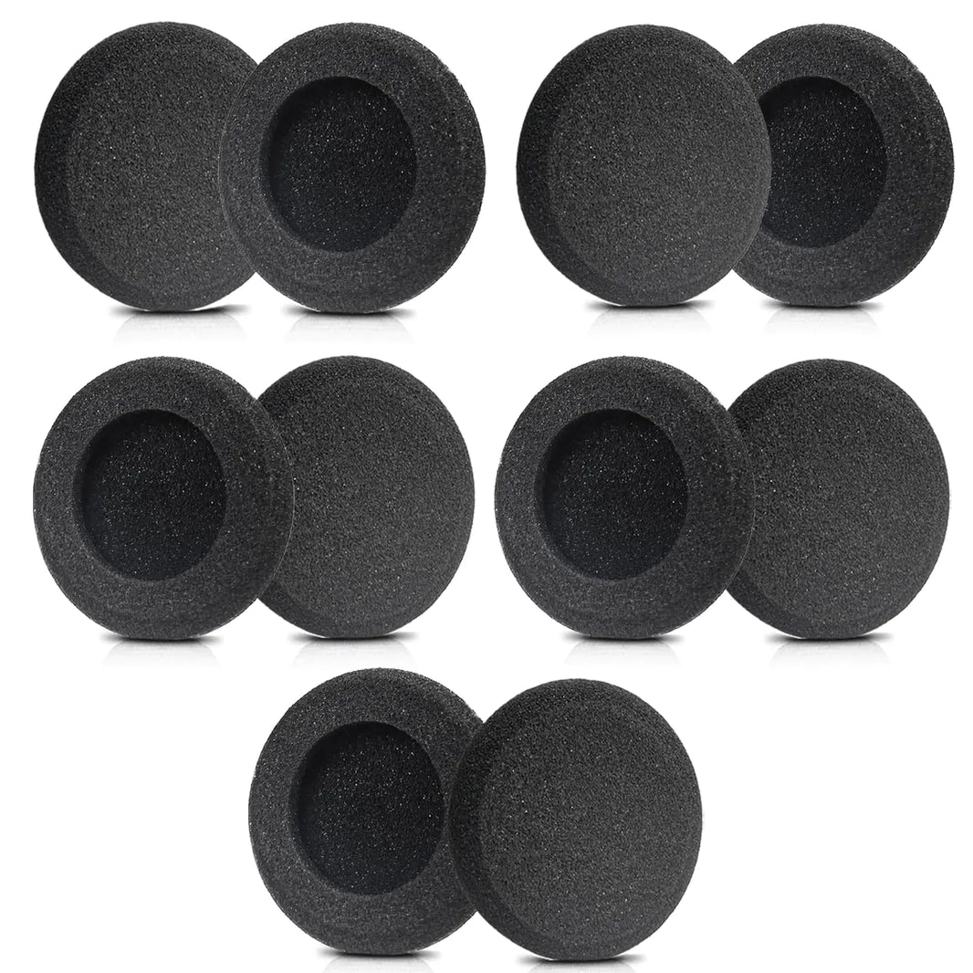 Jabra Headset Ear Cushions Replacement Foam Ear Pads Compatible with Jabra PRO 920 935 930 9450 9460 9465 9470 9400BS GN1900 2000 2100 2025 Biz 620 1100 1500 1900 2400II Headphones (10 Pack)