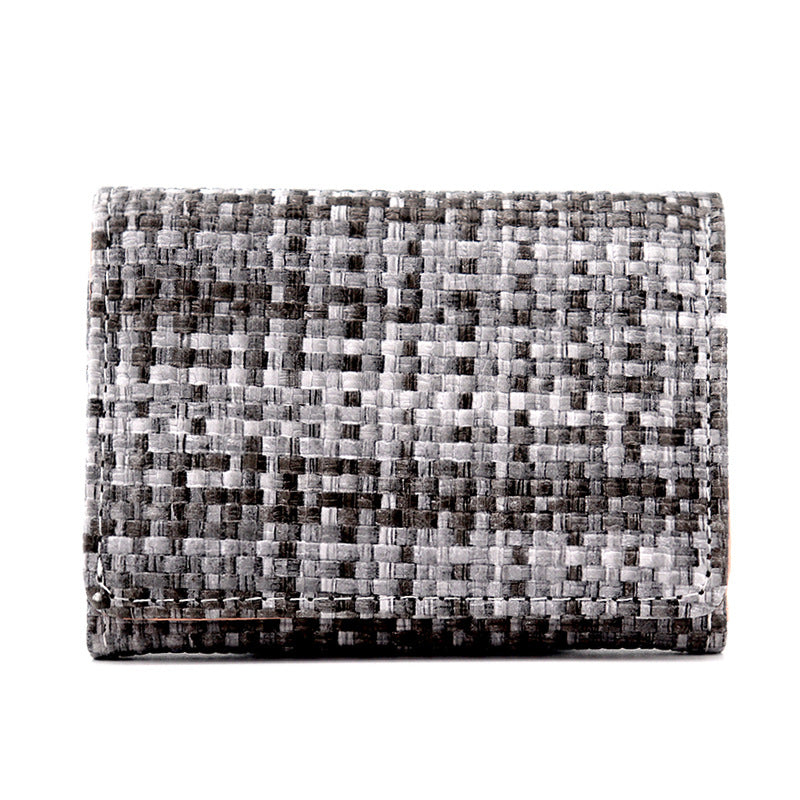 Mini Ultra-thin PU Folding Wallet for Women