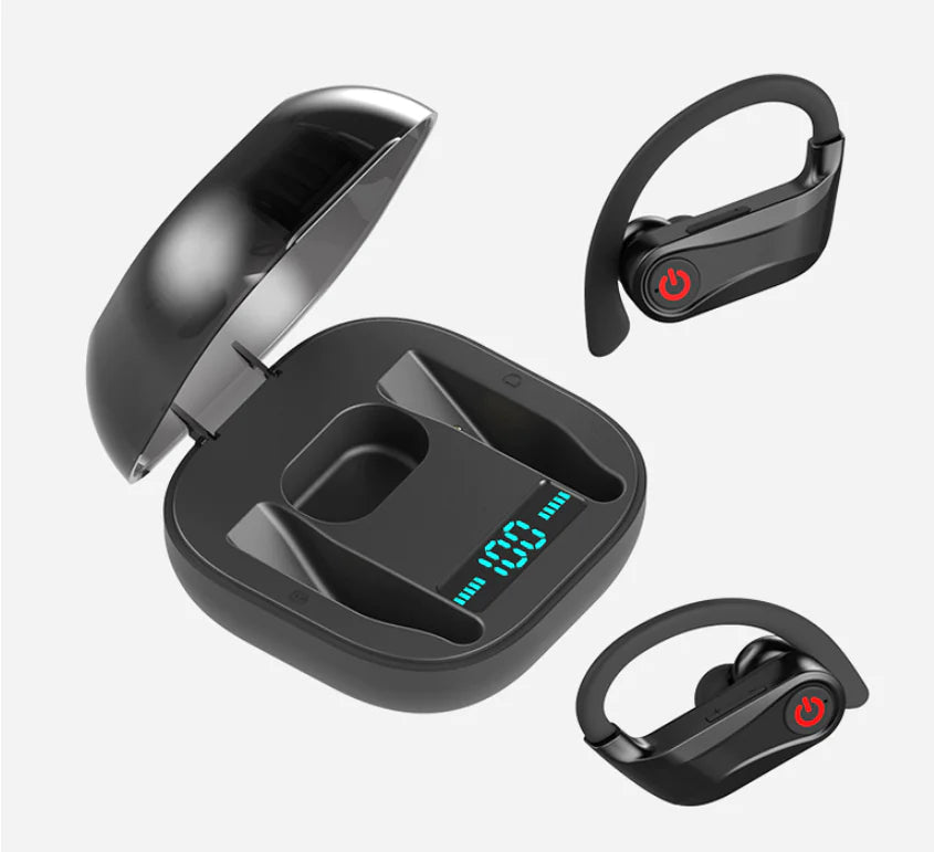Wireless Bluetooth Earphones with Digital Display