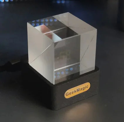 GeekMagic™ Smart Holographic Cube WiFi Weather Clock
