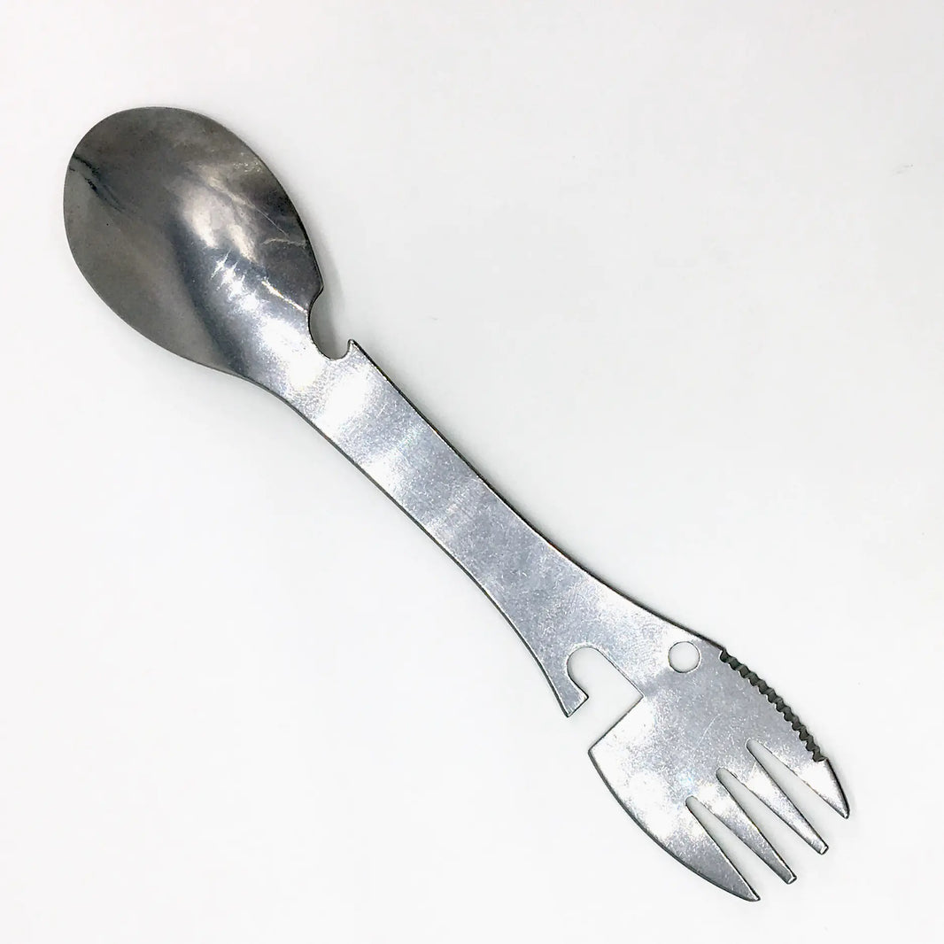 Portable Camping Cutlery Set - Stainless Steel Utensils