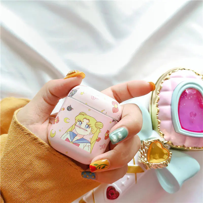 Chic Cartoon AirPods Case for Wireless Earphones