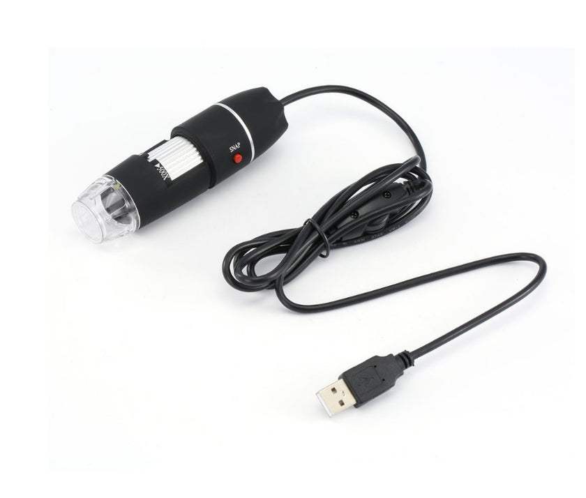 Black Digital Microscope Camera with Magnifier Lens