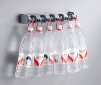 Multifunctional Mop Hook and Holder for Bathroom Door