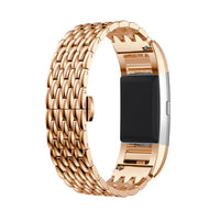 Fitbit Charge 2 Dragon Pattern Stainless Steel Band