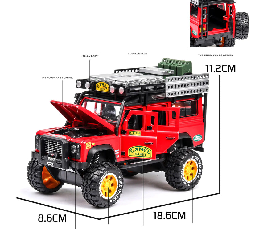 Alloy Off-Road Toy Car Model for Kids (Decorative Piece)