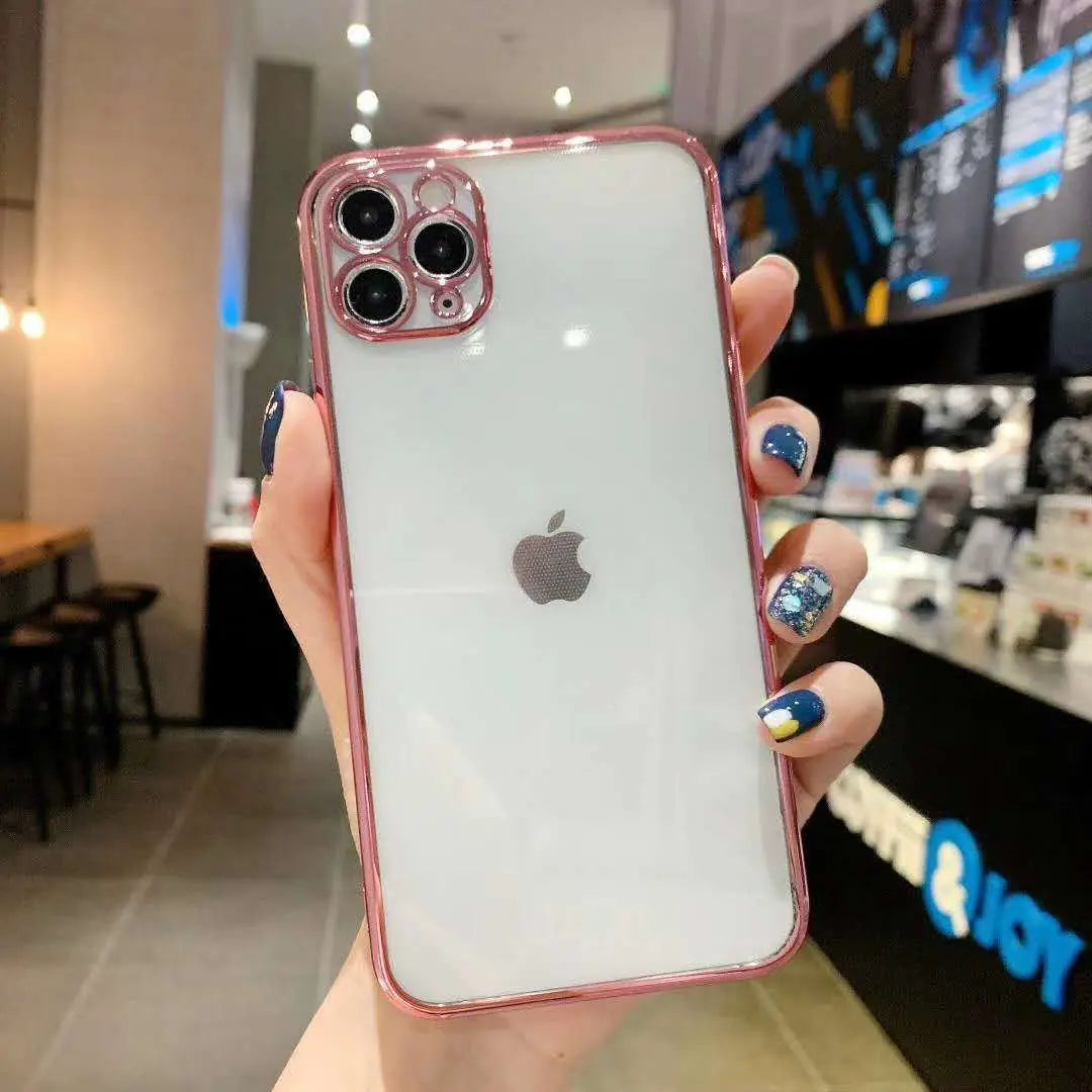 Chic Angle Plated Phone Case
