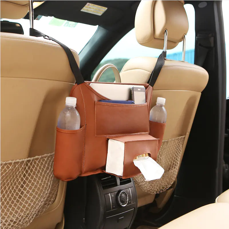 Car Seat Back Storage Organizer with Cup and Phone Holder