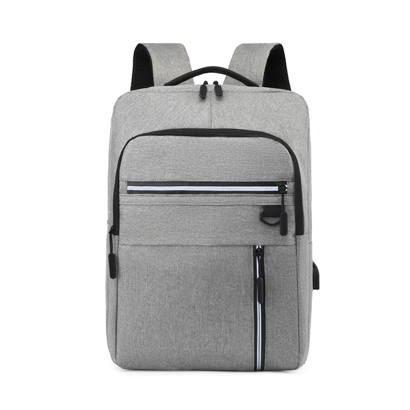 Men's Business Leisure Backpack with USB Charging