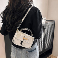 Light Luxury Patent Leather Portable Shoulder Bag