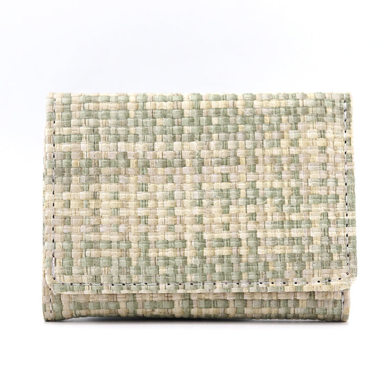 Mini Ultra-thin PU Folding Wallet for Women
