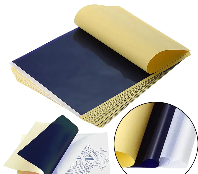 Tattoo Transfer Paper Stencil Carbon Thermal Tracing Hectograph Supplies Sheets