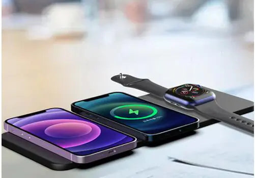 15W Triple Device Wireless Charger for Apple