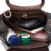 Vintage Handmade Leather Shoulder Bag for Women