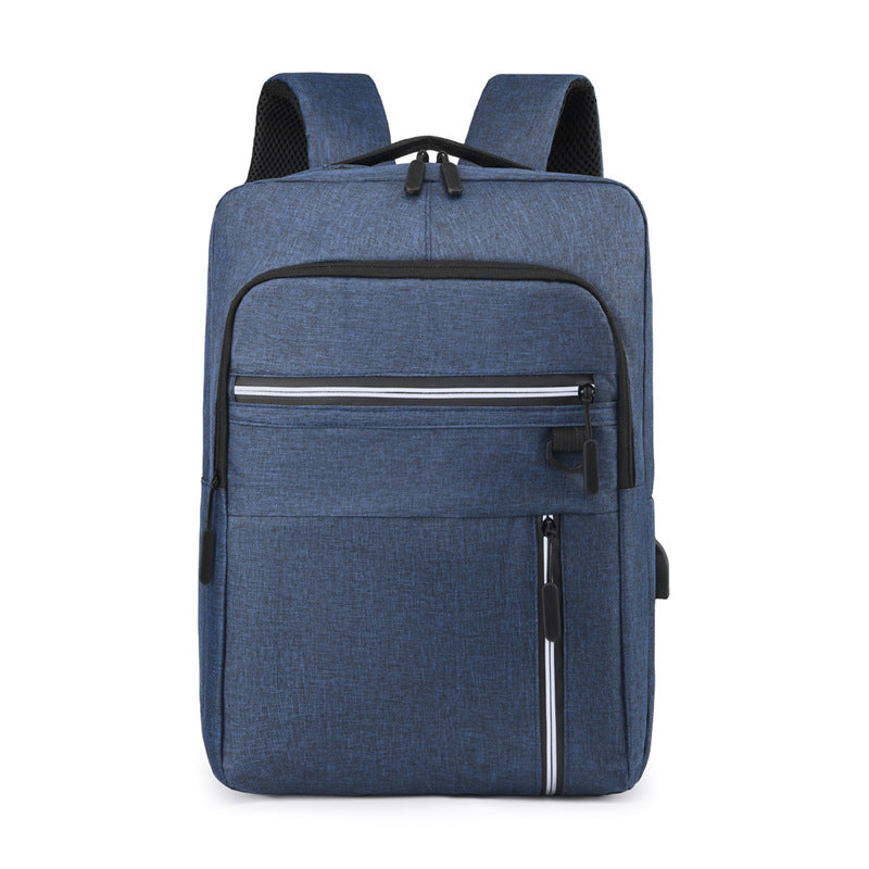 Men's Business Leisure Backpack with USB Charging