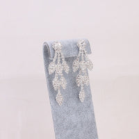 Bride Jewelry Set: Rhinestone Necklace & Earrings