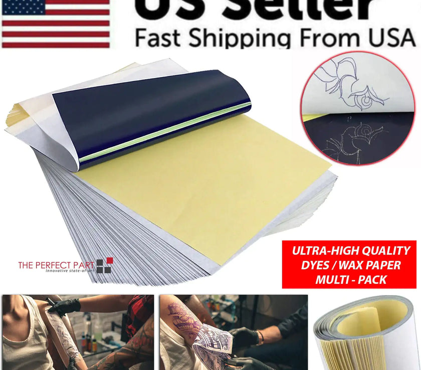 Tattoo Transfer Paper Stencil Carbon Thermal Tracing Hectograph Supplies Sheets