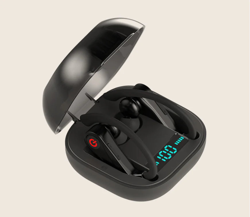 Wireless Bluetooth Earphones with Digital Display