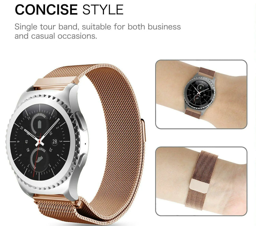 Stainless Steel Band For Samsung Galaxy Watch 42/46mm Active Gear S3 Sport Strap
