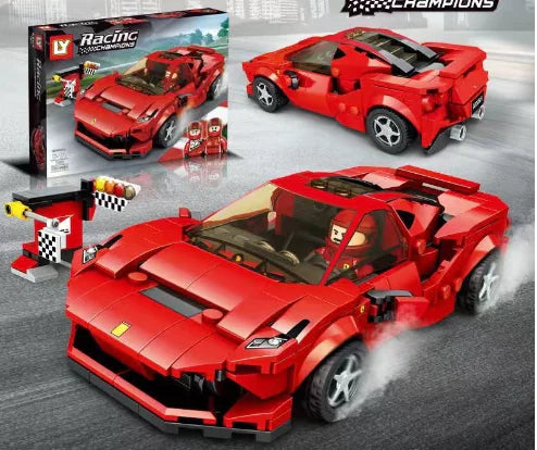 Building Blocks Puzzle Racing Model (One Set)