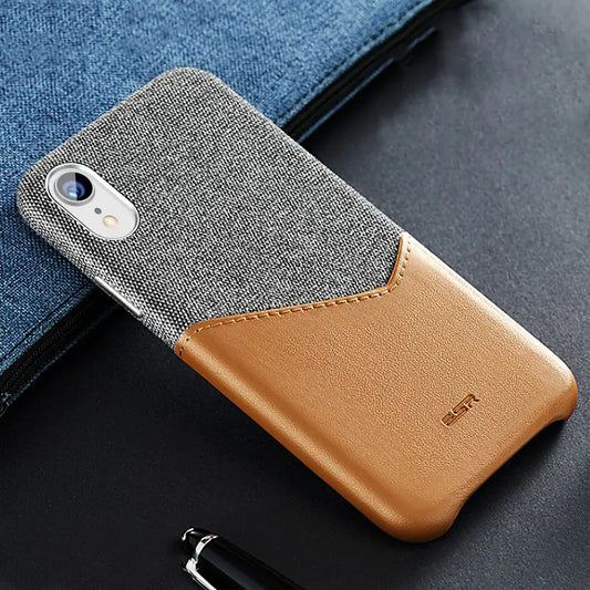 Chic Leather iPhone XR Case - Slim Protective Cover