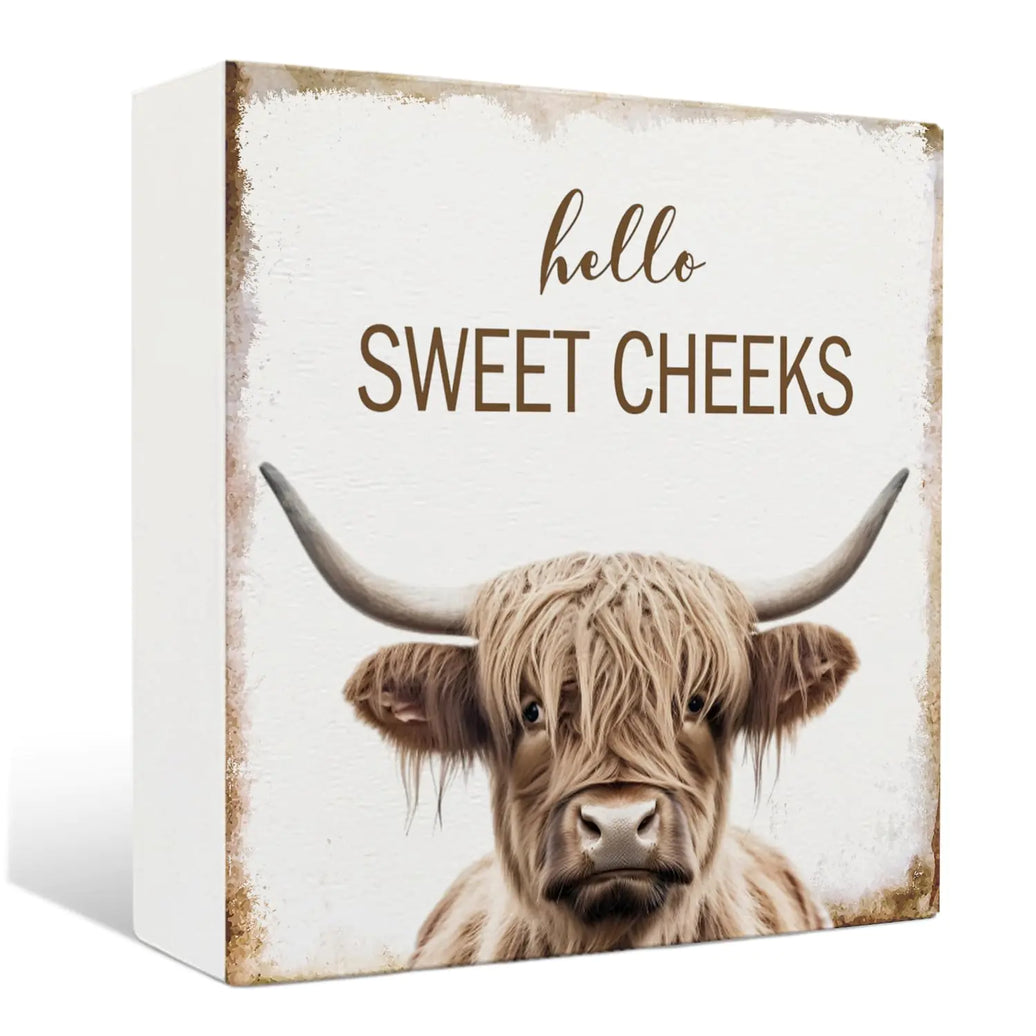 Highland Cow Bathroom Decor