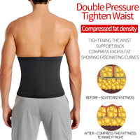 Men's Sauna Body Shaper Waist Trainer Slimming Belt
