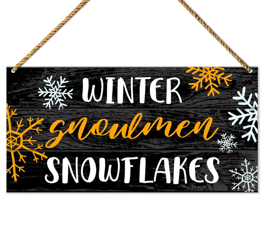 Winter Christmas Wall Decor