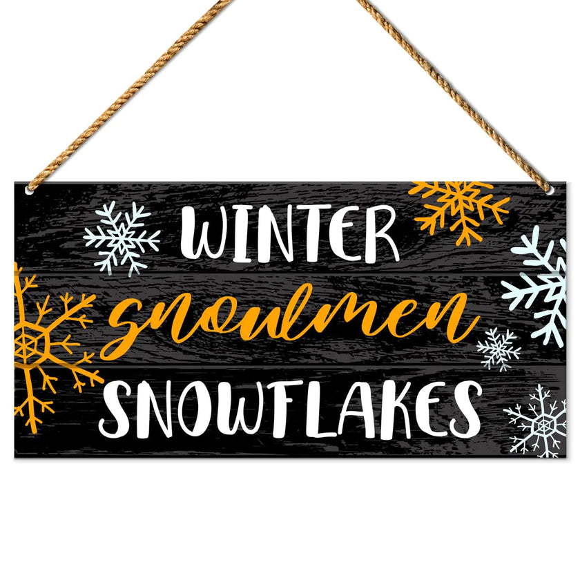 Winter Christmas Wall Decor