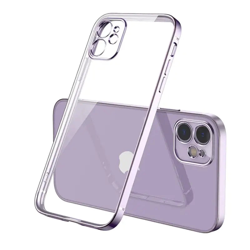 Chic Angle Plated Phone Case