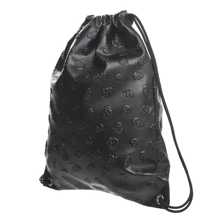 Zohra New PU Leather Drawstring Backpack for Storage