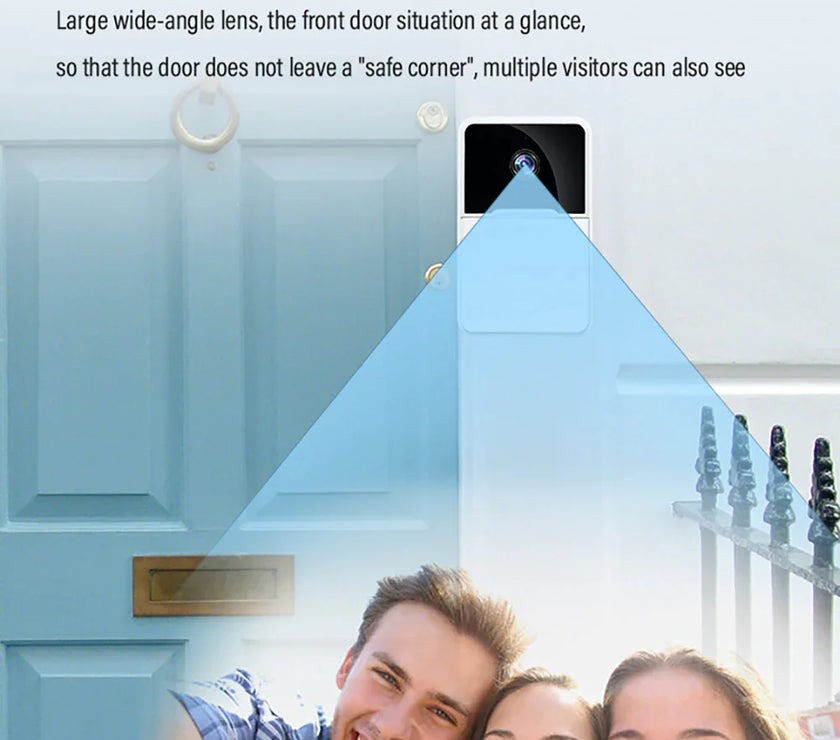 Wireless Security WiFi Smart Doorbell Intercom Video Camera Bell Chime Door Ring