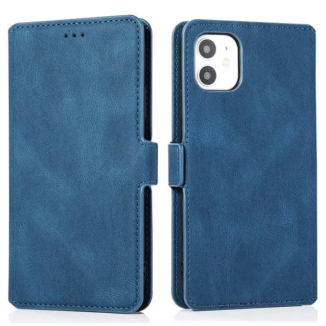 Vintage Flip Leather Case for iPhones