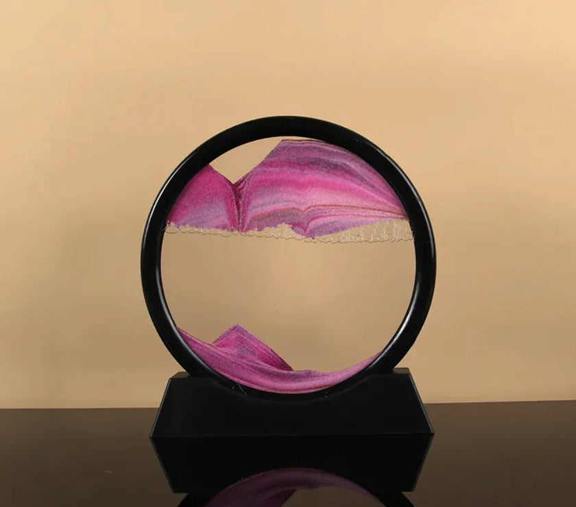 Quicksand Hourglass Motion Art Decor