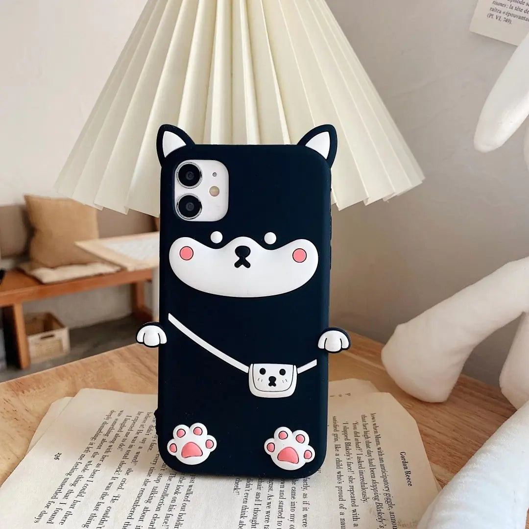 Chai Dog Cartoon iPhone Silicone Cover