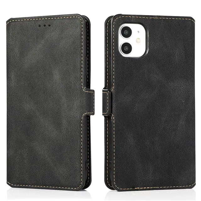 Vintage Flip Leather Case for iPhones