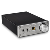 FX-Audio DAC-X6 Mini HiFi 2.0 Digital Audio Decoder DAC Input USB/Coaxial/Optical Output RCA/Headphone Amp 24Bit/96KHz DC12V(Silver)